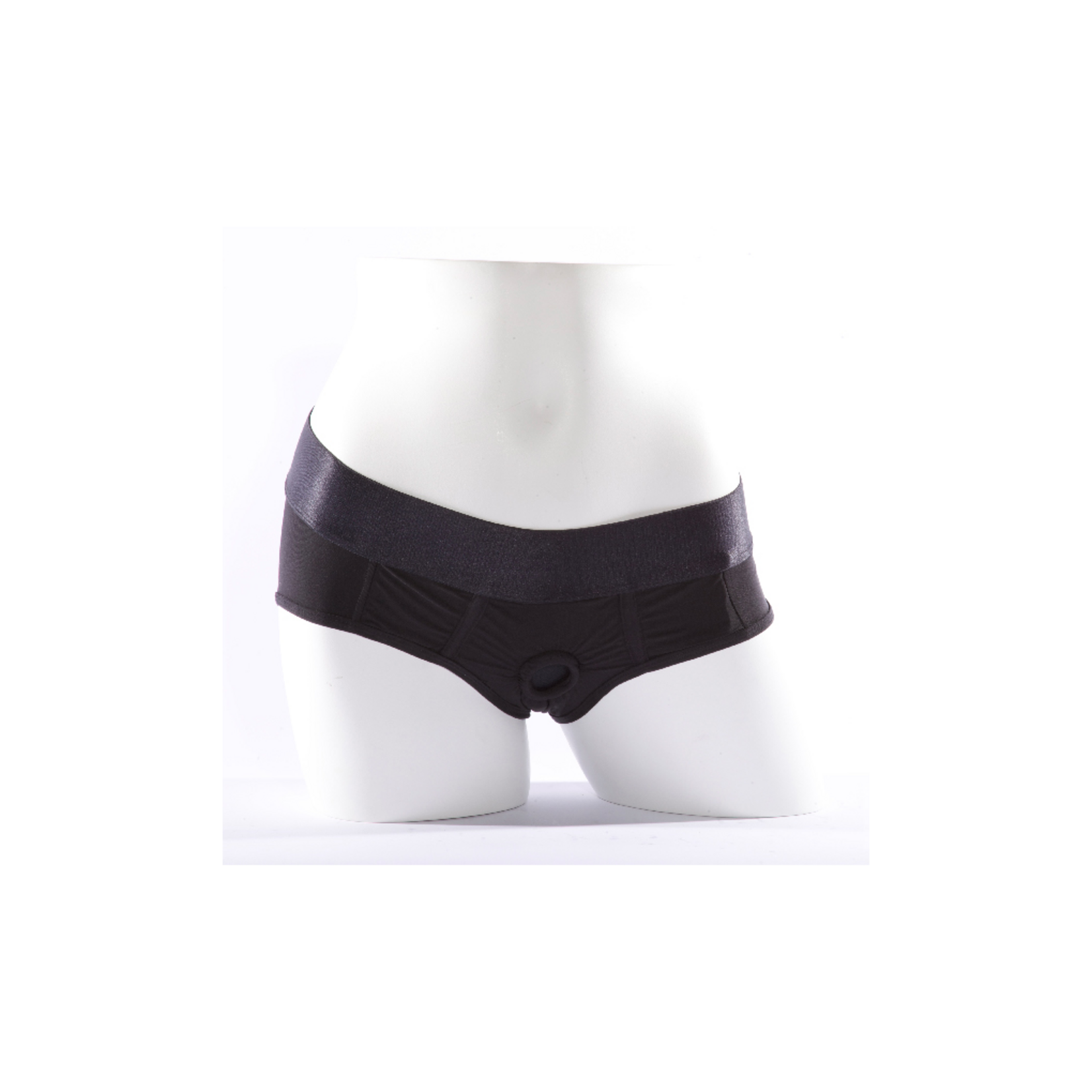 SpareParts SpareParts Tomboi Brief Harness - Black Nylon - XS - 26"-32"