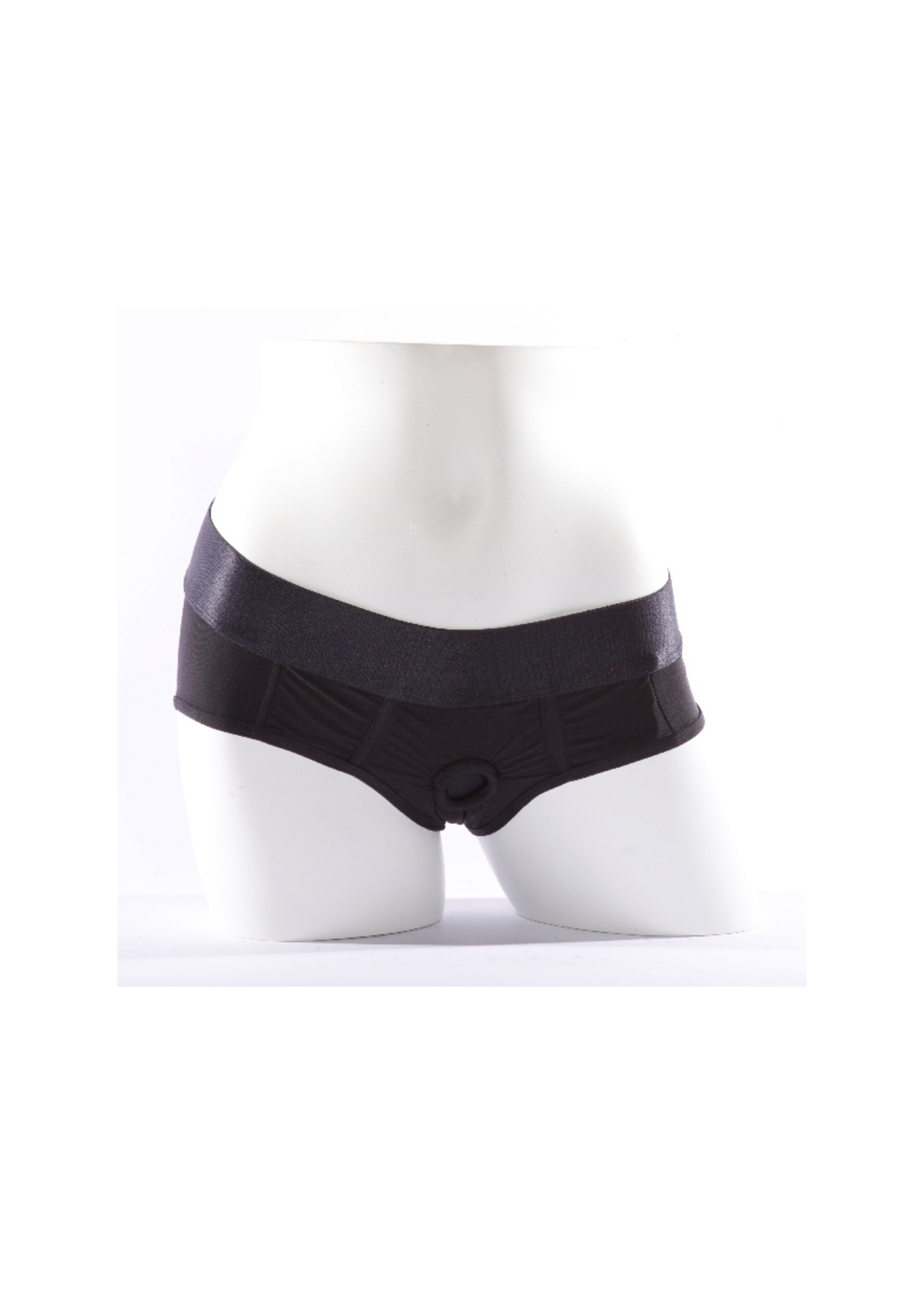 SpareParts SpareParts Tomboi Brief Harness - Black Nylon - XS - 26"-32"