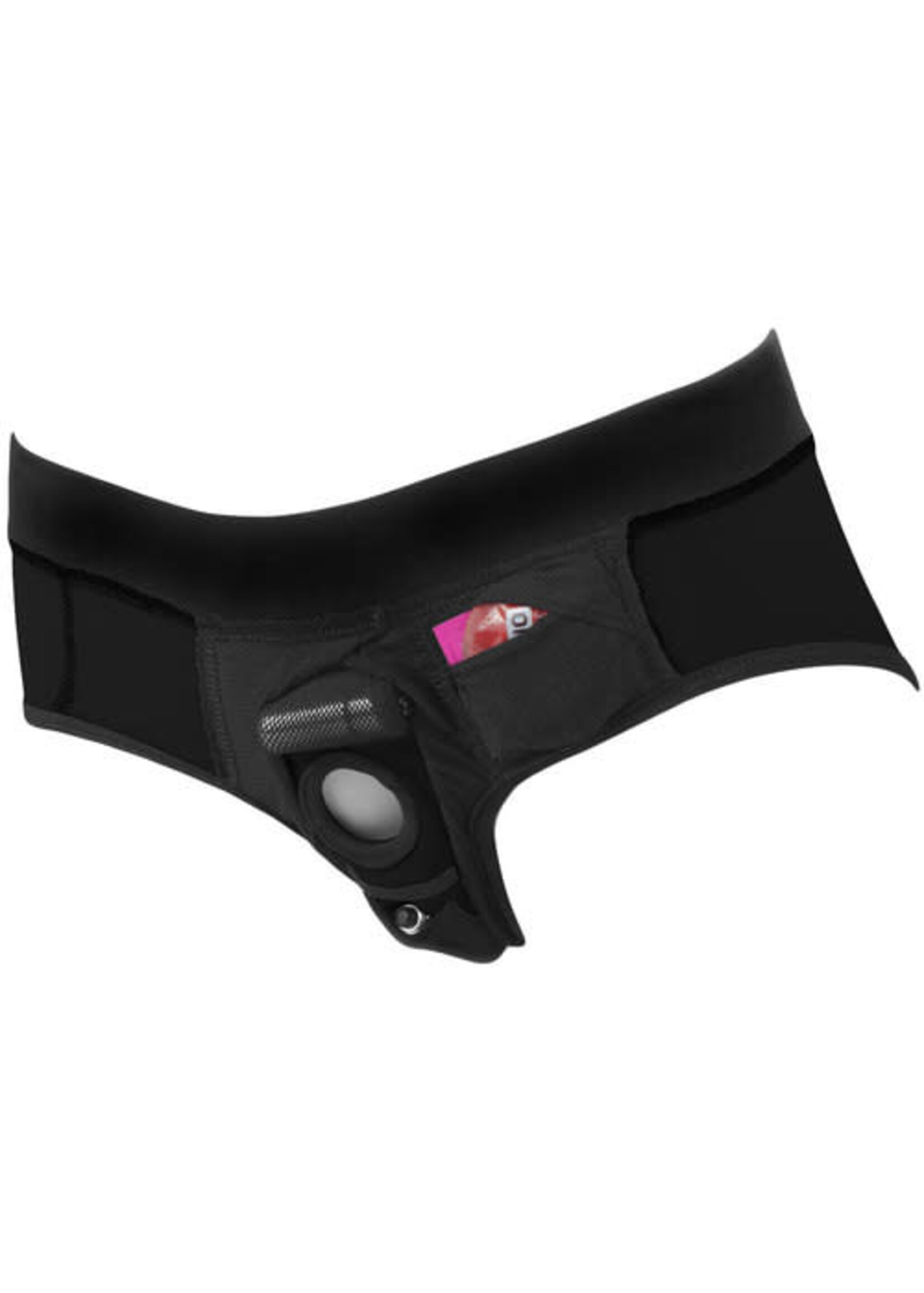 SpareParts SpareParts Tomboi Brief Harness - Black Nylon - XS - 26"-32"