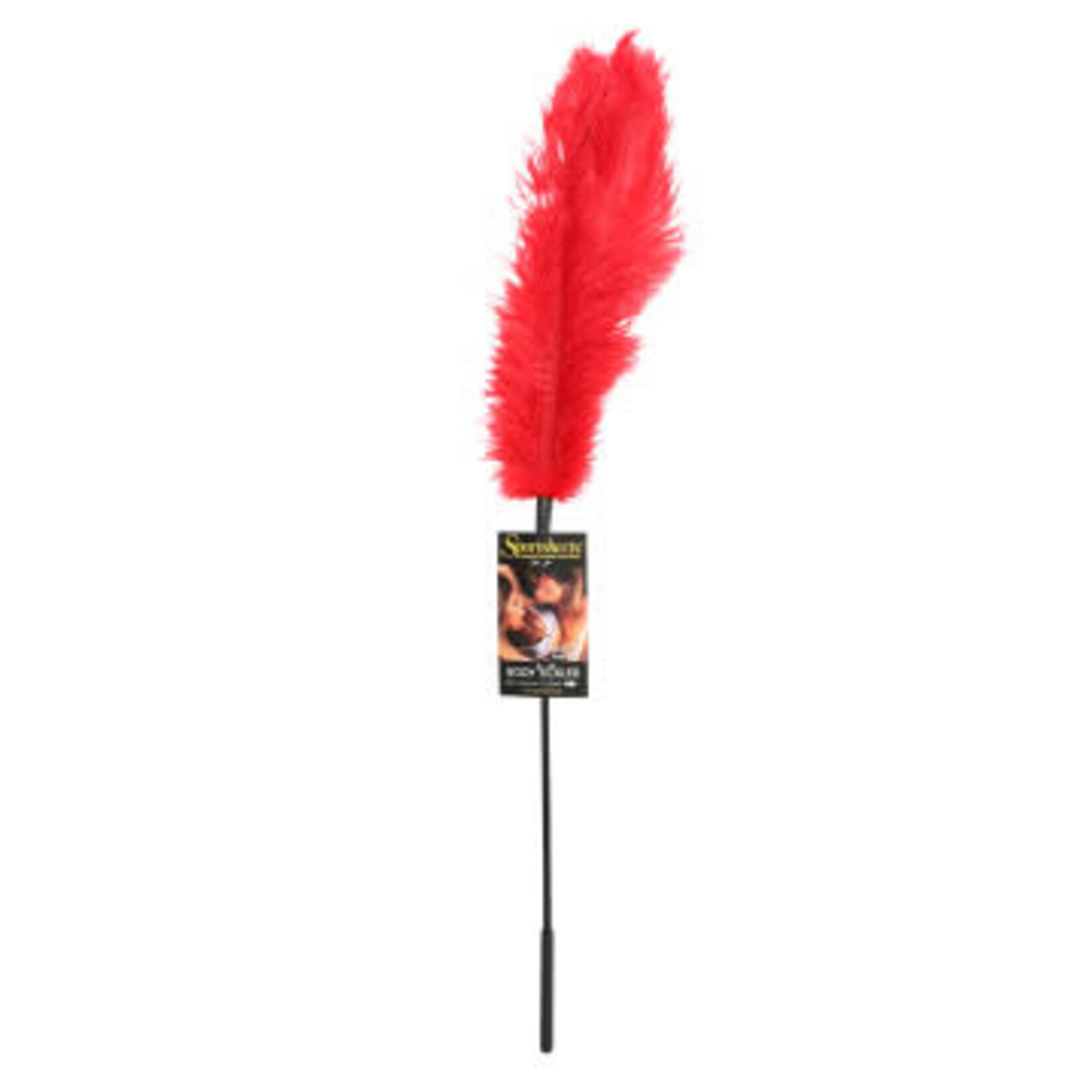 Sportsheets Ostrich Tickler - Red