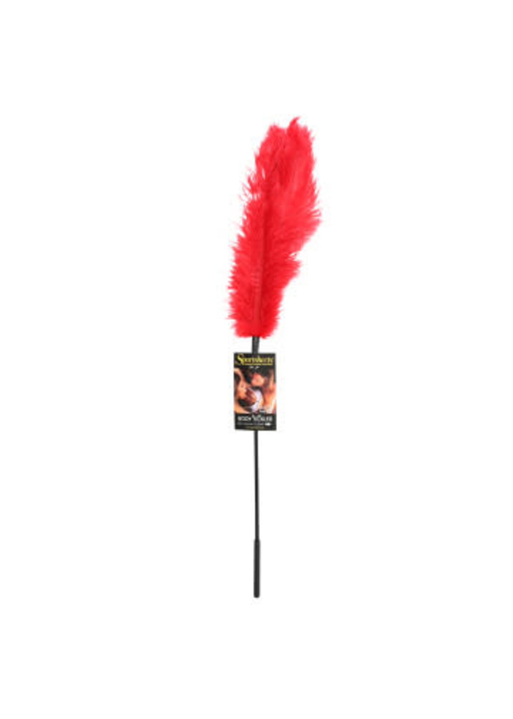 Sportsheets Ostrich Tickler - Red
