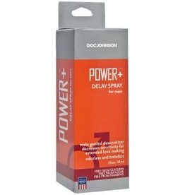 Doc Johnson Power + Delay Spray for Men - 2 Fl. Oz.