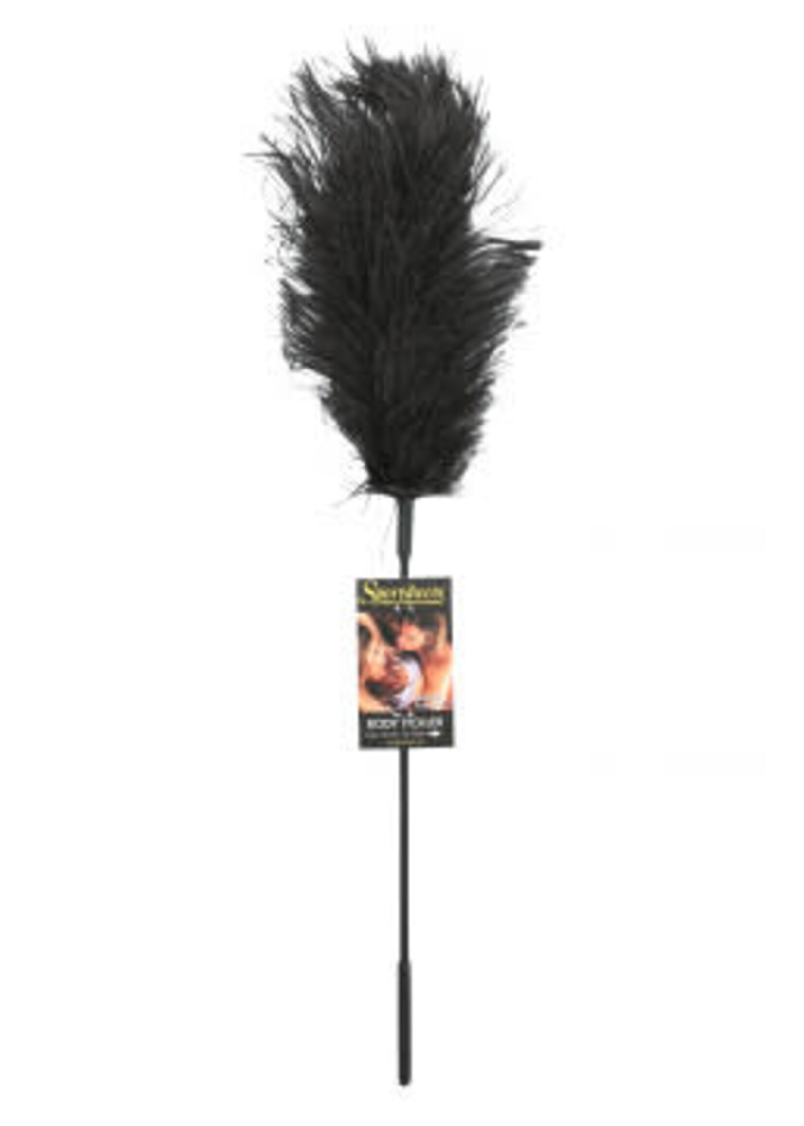 Sportsheets Ostrich Tickler - Black