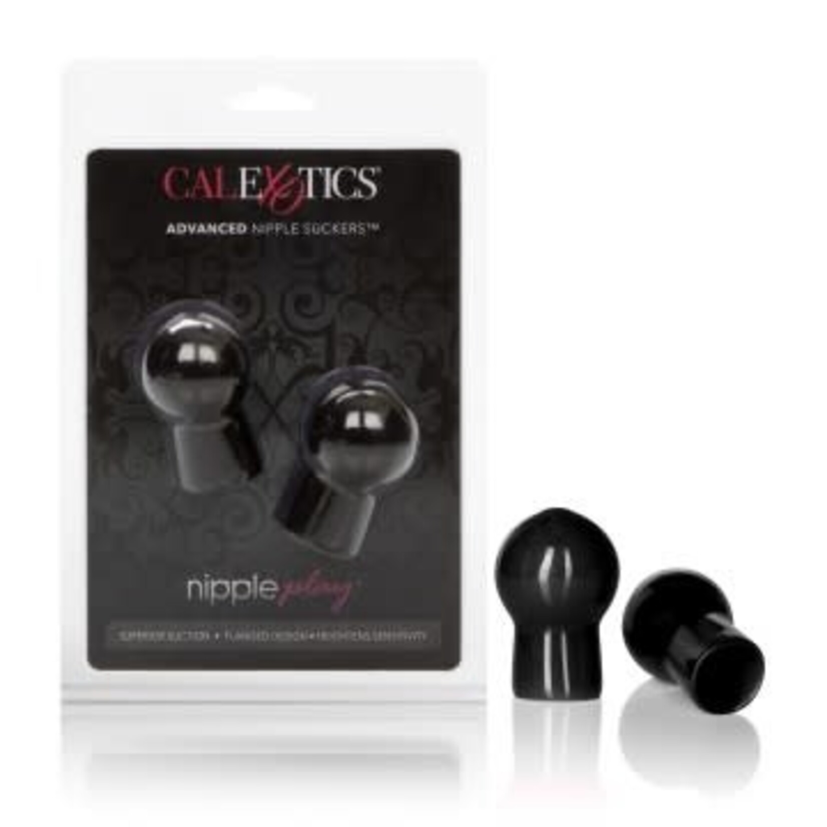 California Exotic Novelties Nipple Play Advanced Nipple Suckers - Black