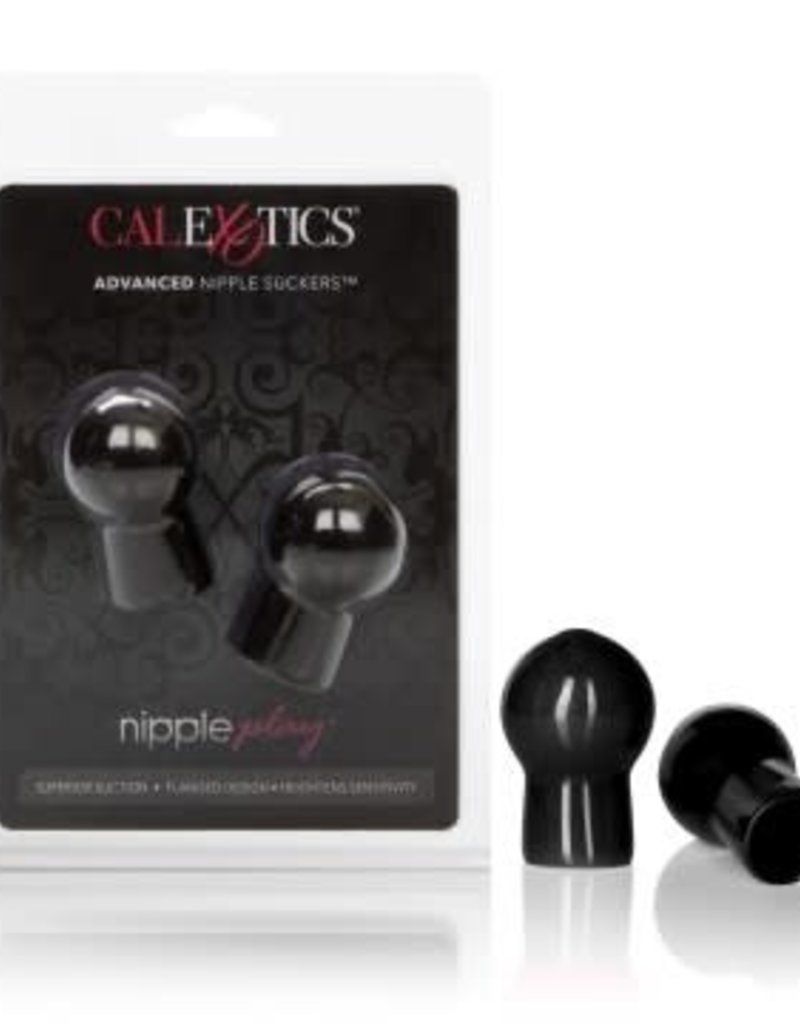 California Exotic Novelties Nipple Play Advanced Nipple Suckers - Black
