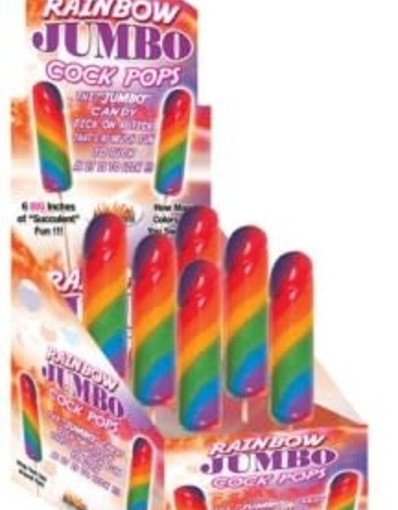 HOTT PRODUCTS Jumbo Rainbow Cock Pops - 1 Count