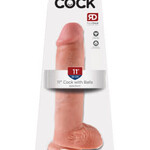 Pipedream King Cock 11-Inch Cock With Balls - Flesh