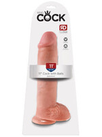 Pipedream King Cock 11-Inch Cock With Balls - Flesh