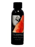 Earthly Body Juicy Watermelon Edible Massage Oil 2 Oz
