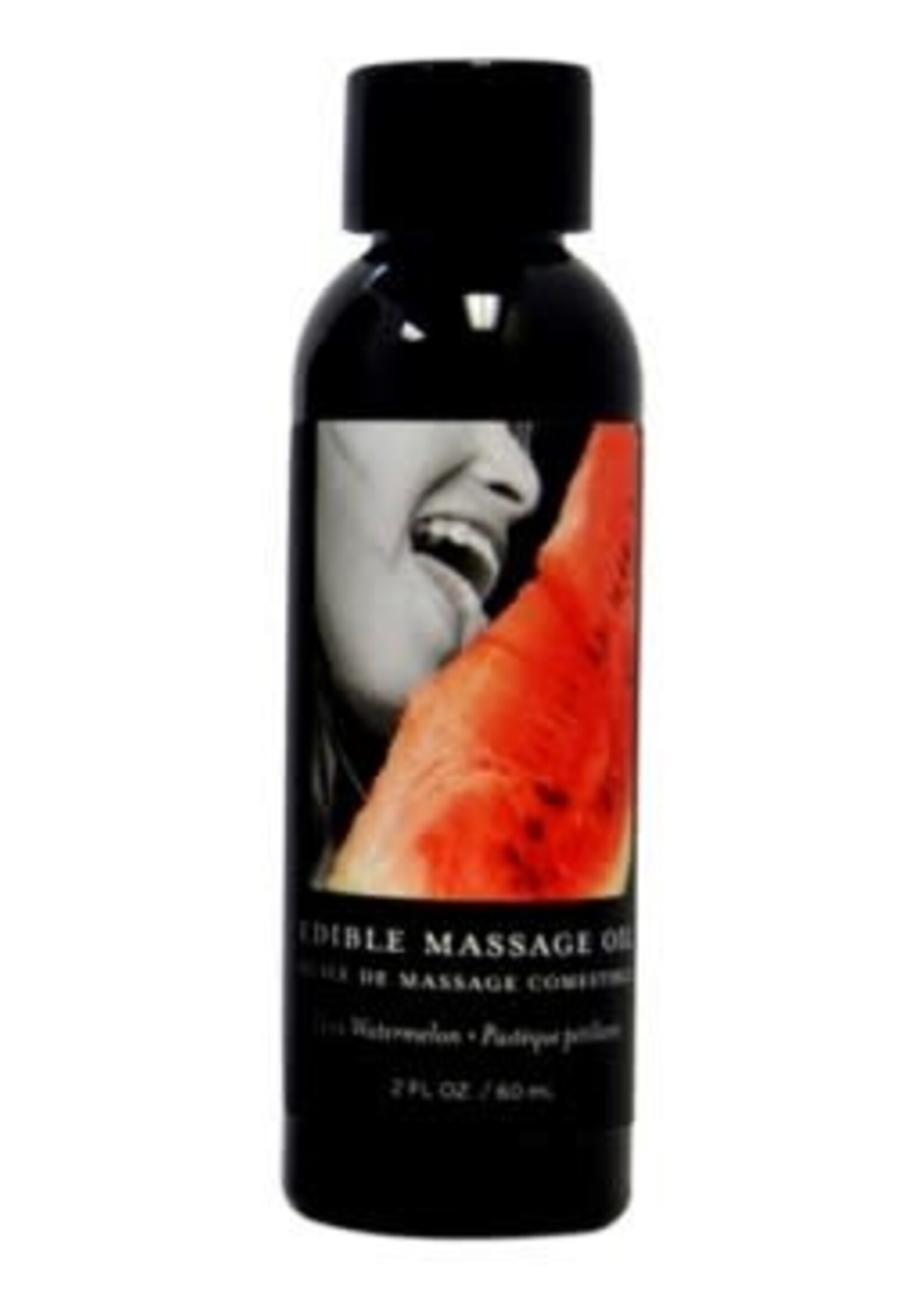 Earthly Body Juicy Watermelon Edible Massage Oil 2 Oz
