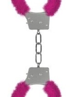 Ouch Beginner's Furry Handcuffs - Pink