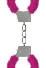 Ouch Beginner's Furry Handcuffs - Pink