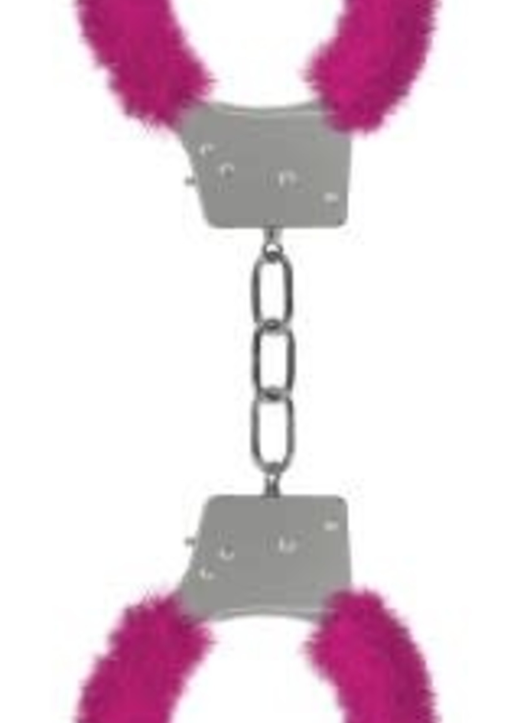 Ouch Beginner's Furry Handcuffs - Pink