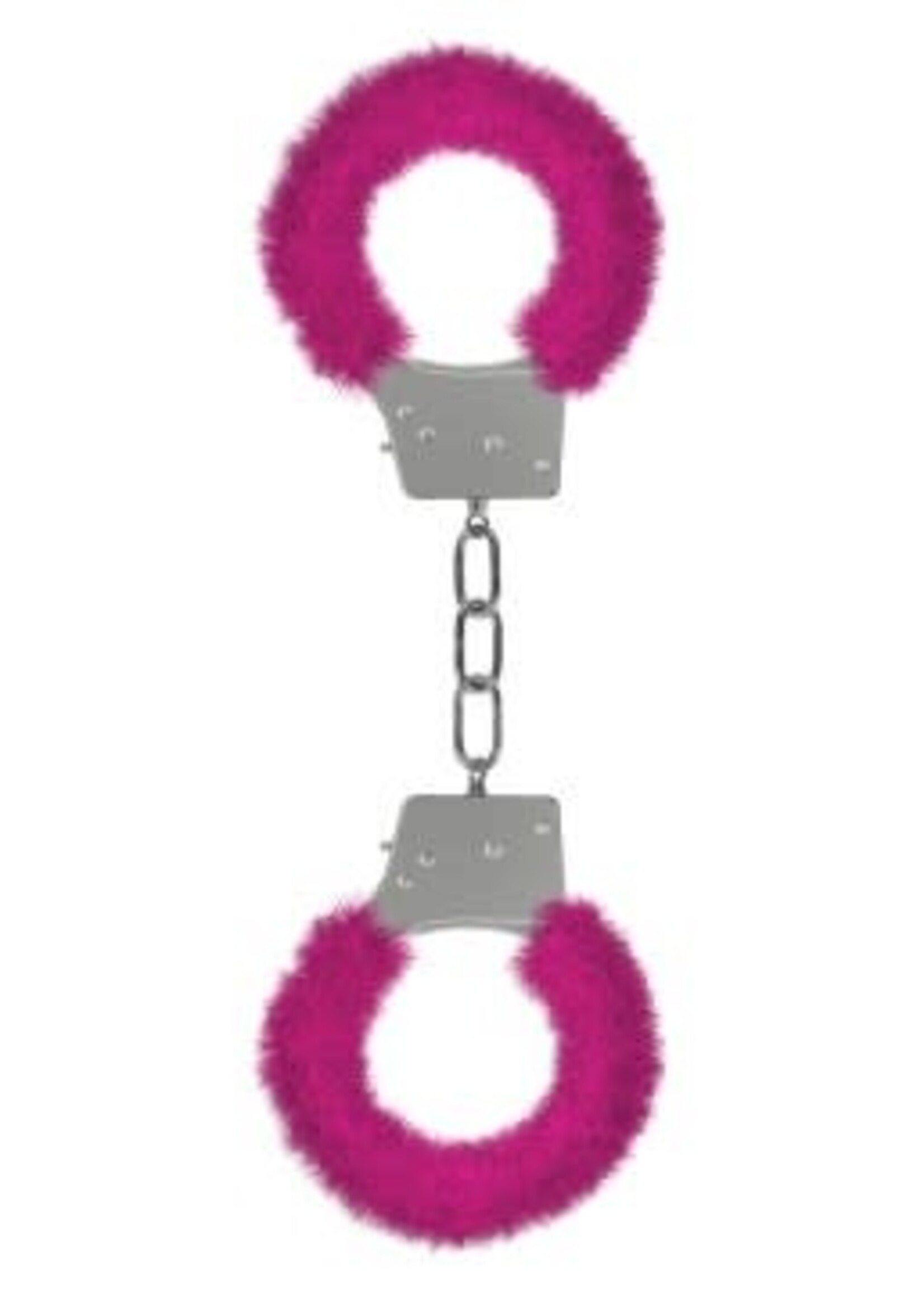 Ouch Beginner's Furry Handcuffs - Pink