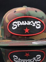 Spanky's Spankys Camouflage Oval Snapback Hat
