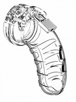 Shots Mancage Mancage Model 4 Chastity 4.5 Inch Cock Cage - Transperant