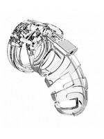 Shots Mancage Mancage Model 2 Chastity 3.5 Inch Cock Cage - Transparent