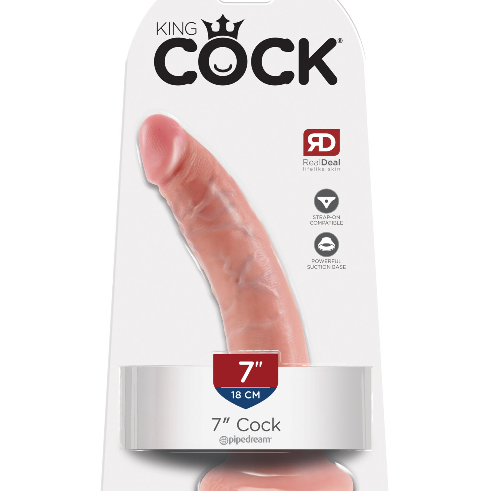 Pipedream King Cock 7-Inch Cock - Flesh