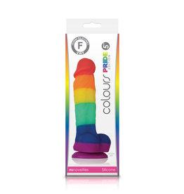 nsnovelties Colours Pride Edition - 5" Dildo - Rainbow