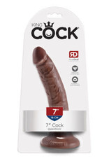 Pipedream King Cock 7-Inch - Brown