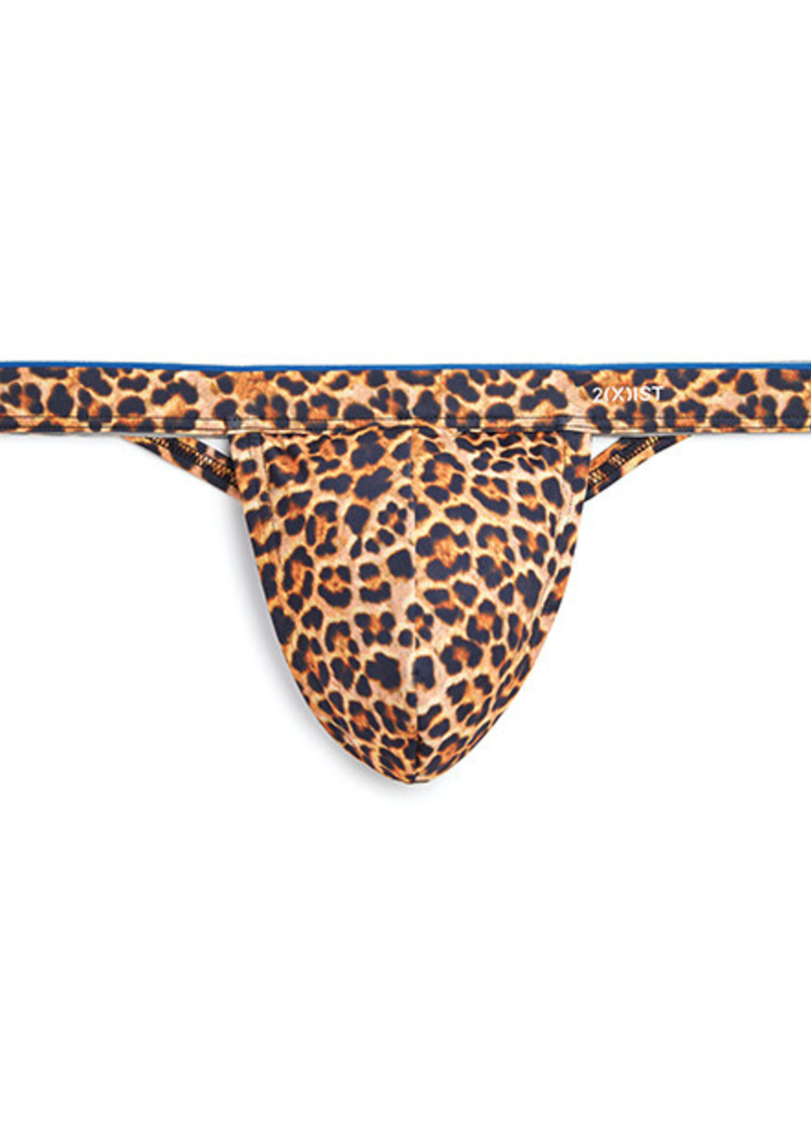 2XIST 2XIST Sliq Micro 1 Y-Back Thong Cheetah