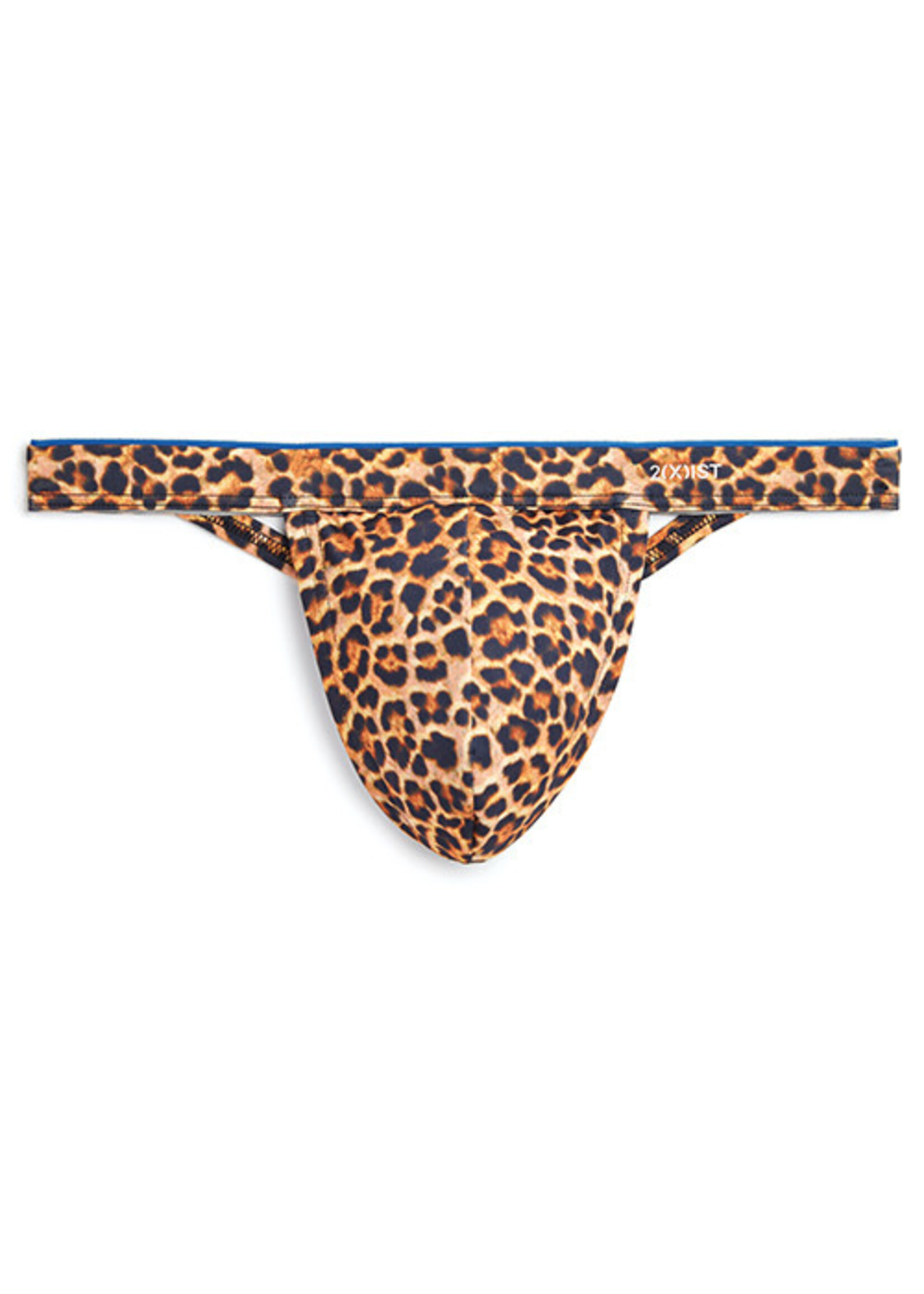 2XIST 2XIST Sliq Micro 1 Y-Back Thong Cheetah