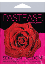 Pastease Pastease Glitter Velvet Blooming Rose - Red O/S