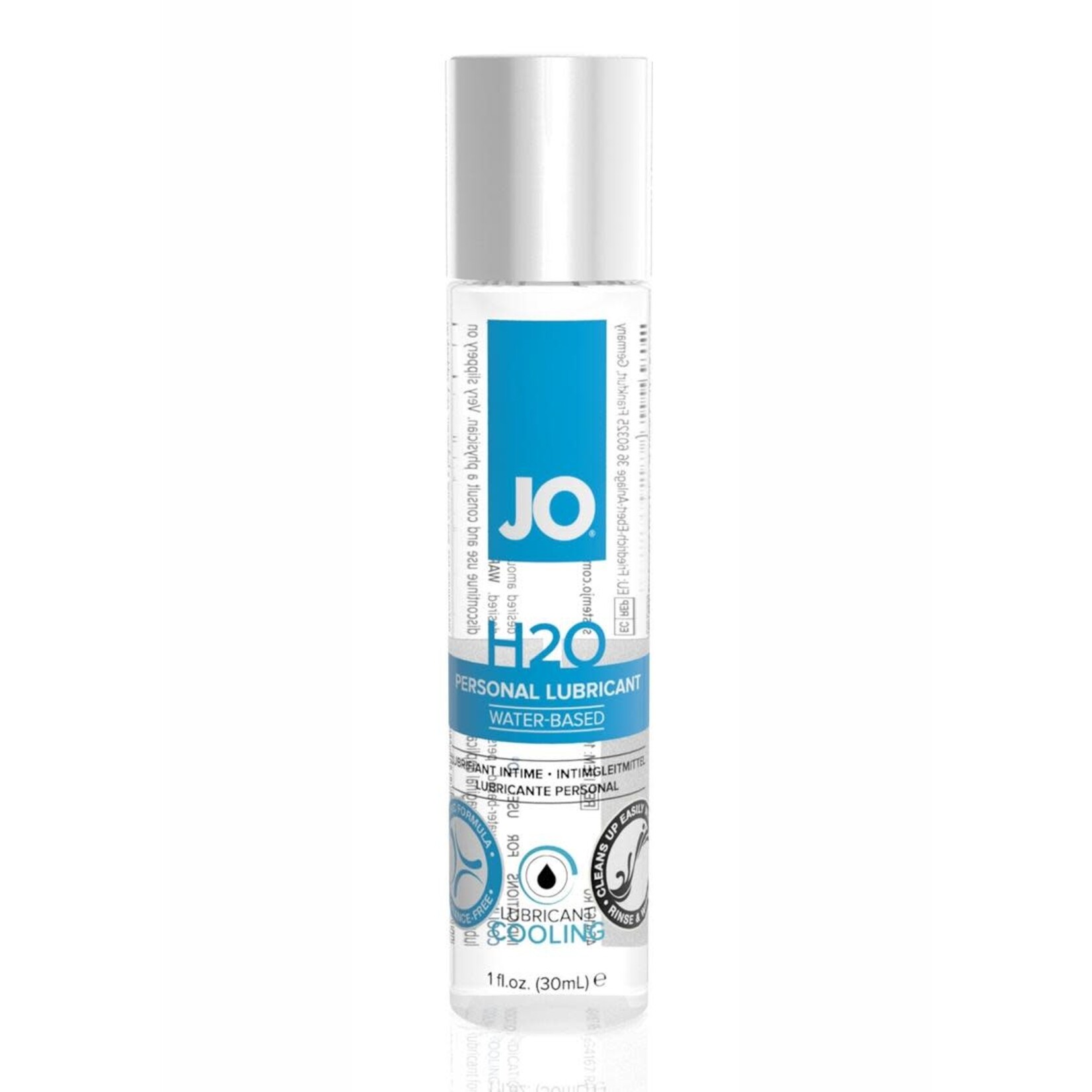 System Jo Jo H2O Water Based Personal Lubricant Cooling 1 Ounce