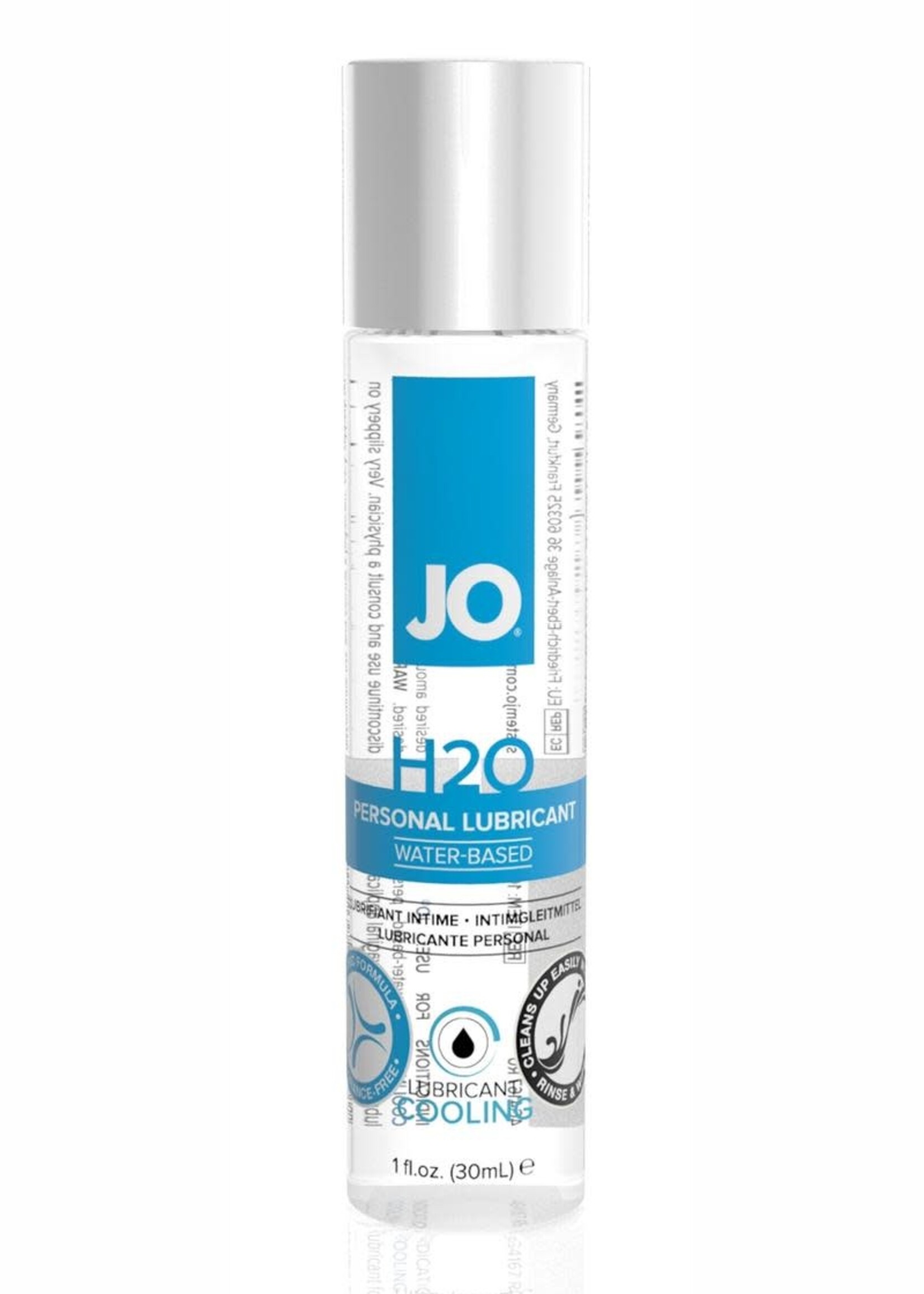 System Jo Jo H2O Water Based Personal Lubricant Cooling 1 Ounce