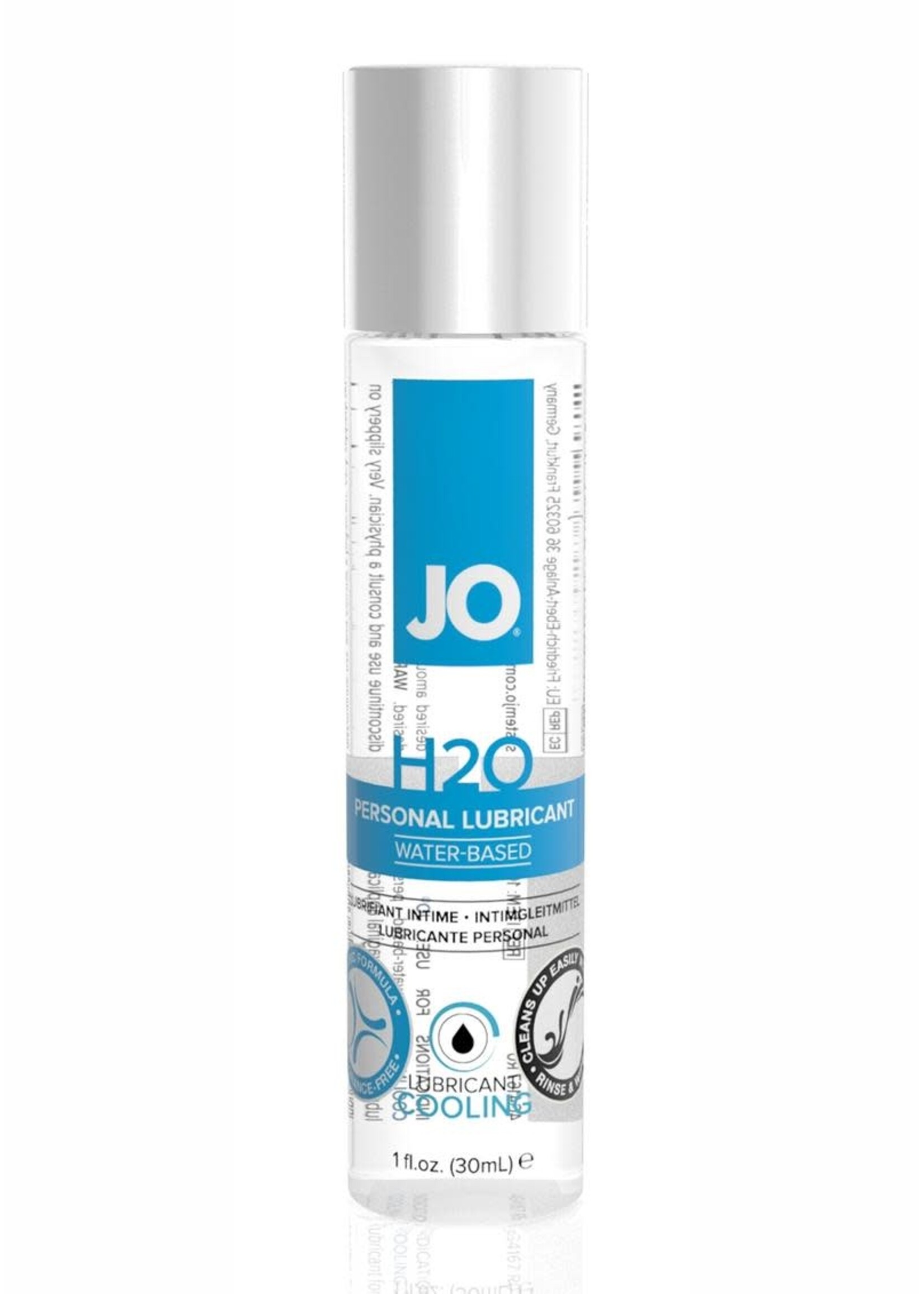 System Jo Jo H2O Water Based Personal Lubricant Cooling 1 Ounce