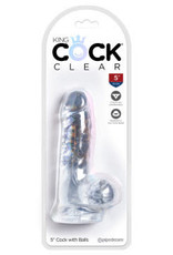Pipedream King Cock Clear ​5" Cock With Balls