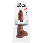 Pipedream King Cock 10-Inch Cock With Balls - Brown