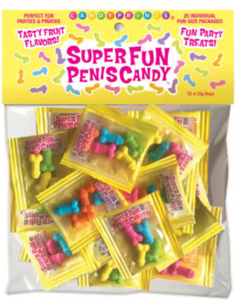 Little Genie Super Fun Penis Candy 25 Individual Fun-Size Packages
