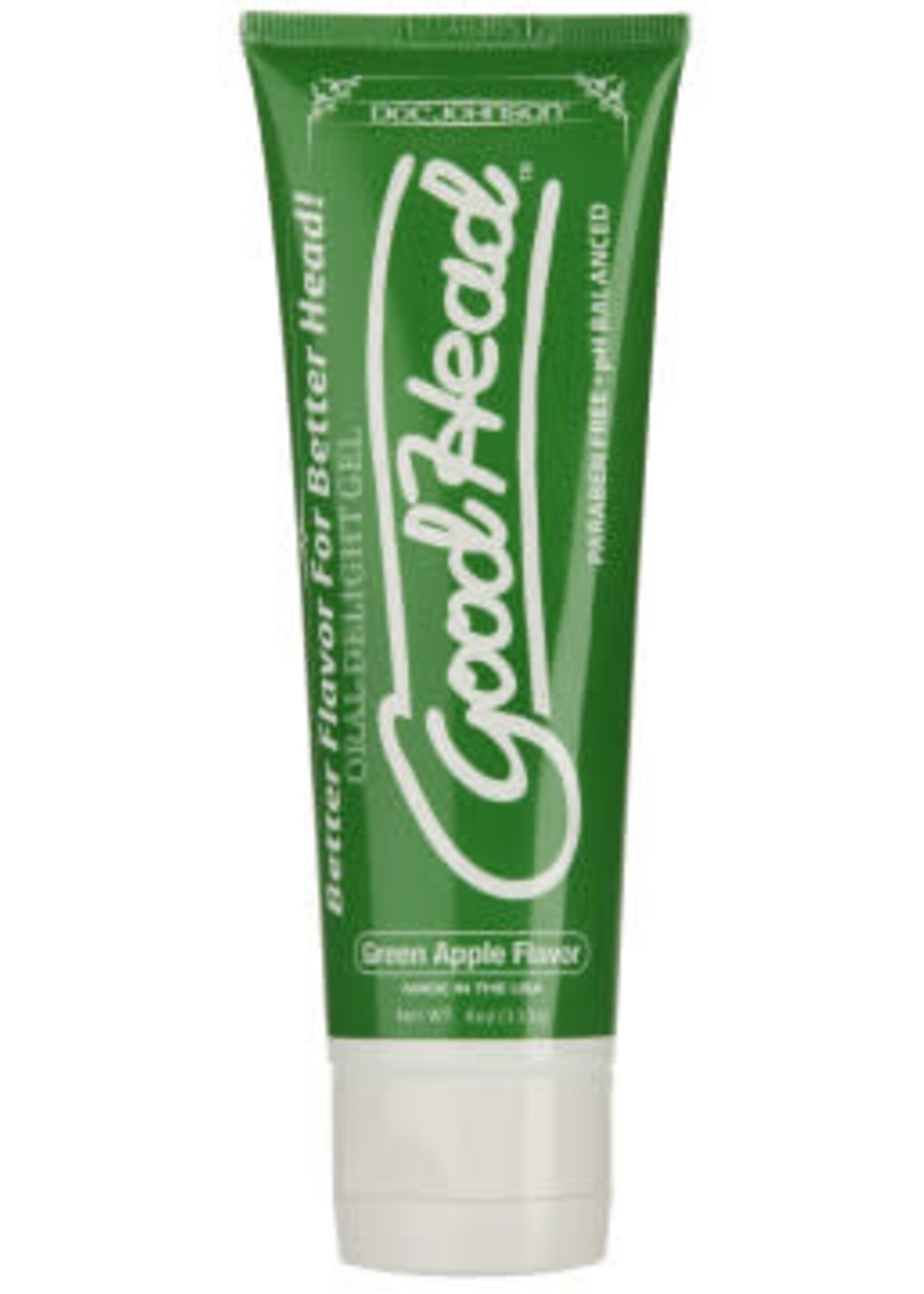 Doc Johnson Good Head Oral Delight Gel 4 Oz - Green Apple
