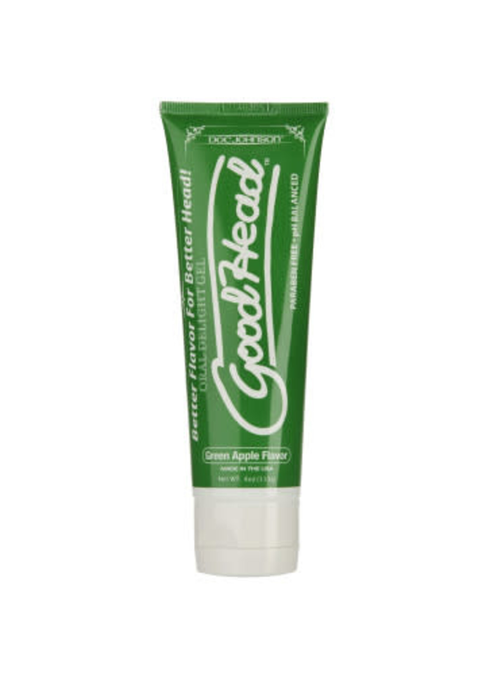 Doc Johnson Good Head Oral Delight Gel 4 Oz - Green Apple