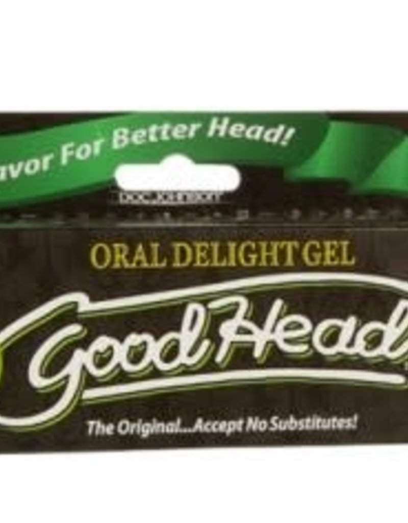 Doc Johnson Good Head Oral Delight Gel 4 Oz - Green Apple