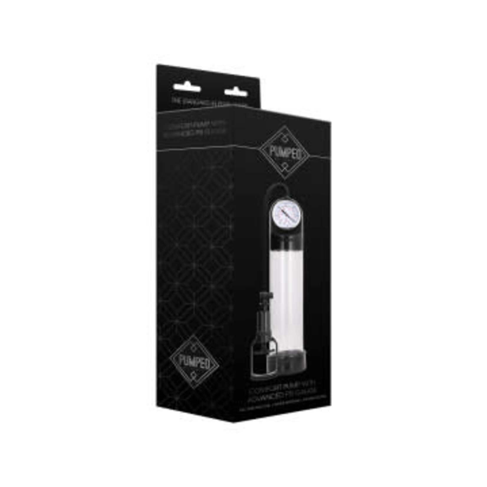 Shots Pumped Comfort Pump With Advanced Psi Gauge - Transparent