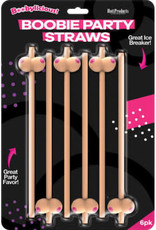 HOTT PRODUCTS Boobie Straws 6 Pk (Flesh Color)