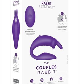 The Rabbit Company The Rabbit Company The Couples Rabbit Silicone Purple
