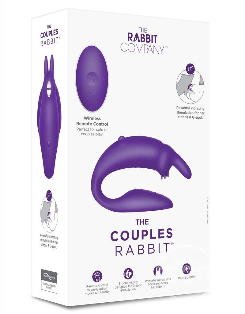 The Rabbit Company The Rabbit Company The Couples Rabbit Silicone Purple