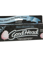Doc Johnson Goodhead - Oral Delight Gel - 4 Oz Tube - Cotton Candy
