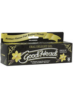 Doc Johnson Goodhead - Oral Delight Gel - 4 Oz Tube - French Vanilla