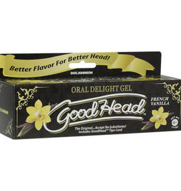 Doc Johnson Goodhead - Oral Delight Gel - 4 Oz Tube - French Vanilla