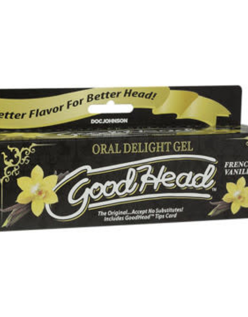 Doc Johnson Goodhead - Oral Delight Gel - 4 Oz Tube - French Vanilla