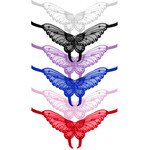 Leg Avenue Butterfly Crotchless W/Pearl Sequin Detail - OS