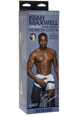 Doc Johnson Signature Cocks - Isiah Maxwell - 10 Inch Ultraskyn Cock With Removable Vac-U-Lock Suction Cup