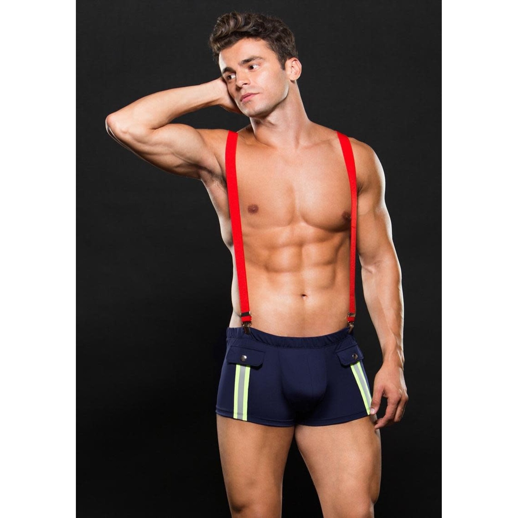 Envy FIREMAN BOTTOM WITH SUSPENDERS 2 PC