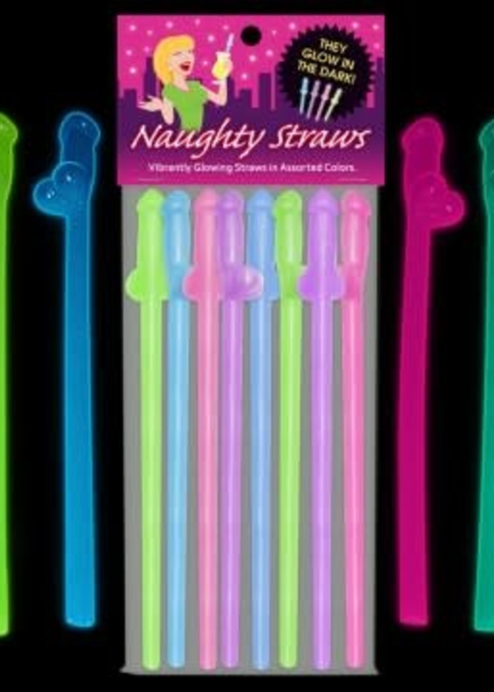Kheper Games Glow-in-the-Dark Naughty Straws