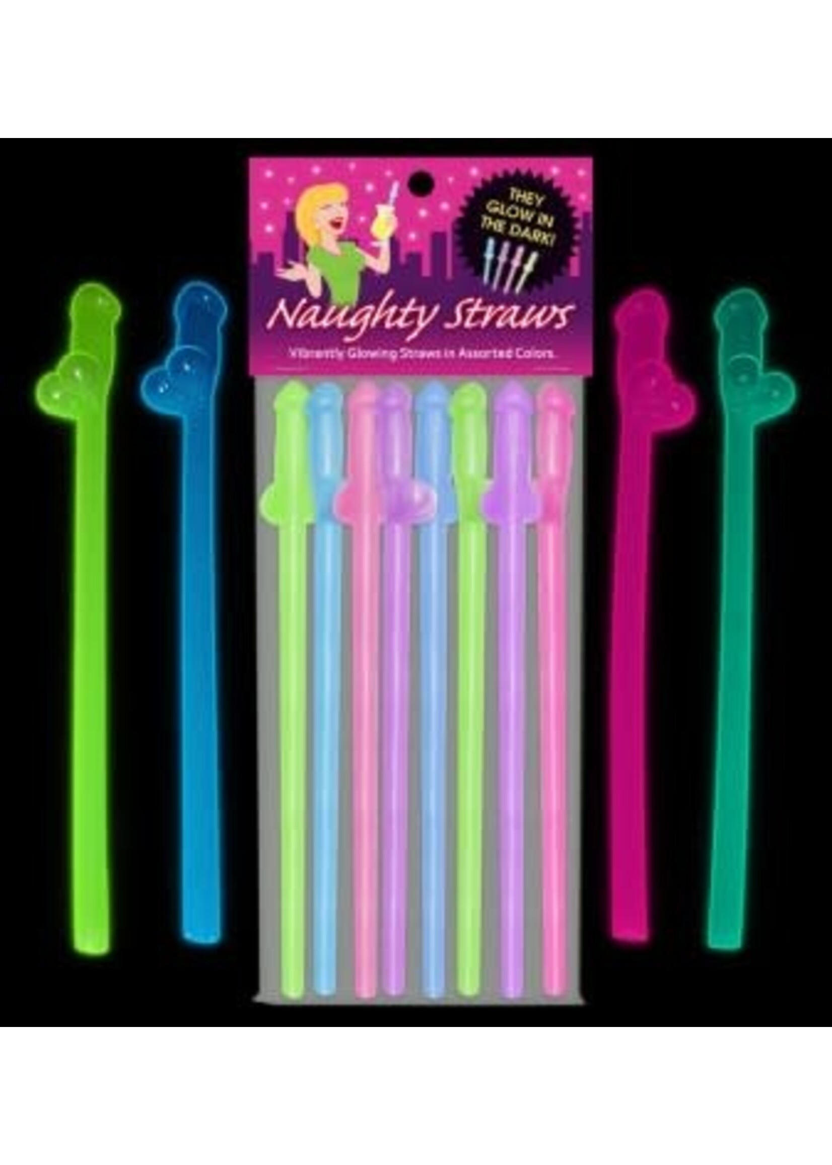 Kheper Games Glow-in-the-Dark Naughty Straws