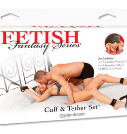 Pipedream Fetish Fantasy Cuff and Tether Set
